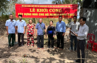 Khởi công xây dựng nhà Đại đoàn kết cho nạn nhân chất độc da cam/dioxin tại xã Phú Mỹ, huyện Phú Tân