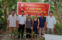 Khởi công xây dựng nhà Đại đoàn kết cho nạn nhân chất độc da cam/dioxin tại xã Trần Hợi, huyện Trần Văn Thời