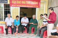 LỄ BÀN GIAO NHÀ TÌNH THƯƠNG CHO NẠN NHÂN CHẤT ĐỘC DA CAM KHÓ KHĂN VỀ NHÀ Ở TRÊN ĐỊA BÀN HUYỆN NĂM CĂN 
