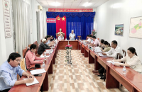 Hội Nạn nhân chất độc da cam/Dioxin  Huyện Năm Căn và Hội Bảo Trợ người Khuyết tật huyện hội nghị sơ kết chương trình phối hợp 6 tháng đầu năm 2024.