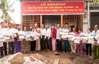 Ban Từ Thiện – Xã Hội Phật giáo Hoà HảoTW tặng 12 căn nhà Đại đoàn kết  cho NNCĐDC Dioxin tỉnh Cà Mau năm 2018